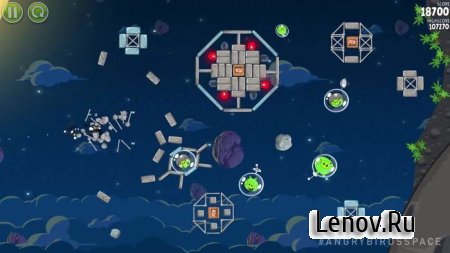 Angry Birds Space Premium (обновлено v 2.2.1) Мод (свободные покупки)