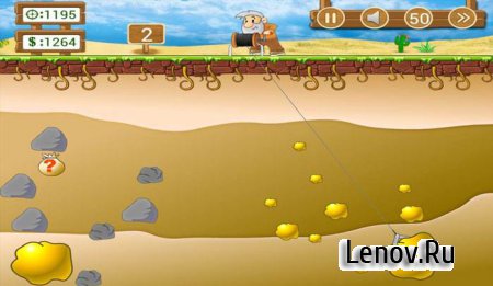 Gold Miner Classic: Gold Rush, Mine Mining Game v 2.5.16 Мод (много денег)