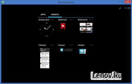 WindowsAndroid v 4.0.3 (Android 4.0 на нашем компьютере)
