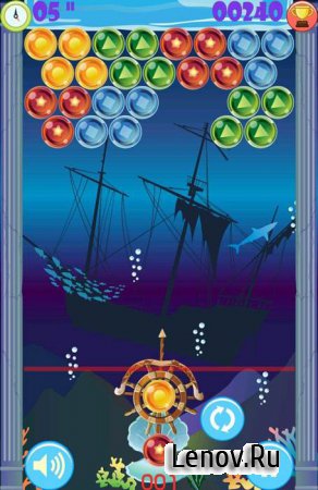 (HD) Ocean Bubble Shooter Pro v 1.3.20