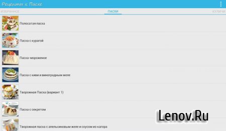 Рецепты к Пасхе v 1.0