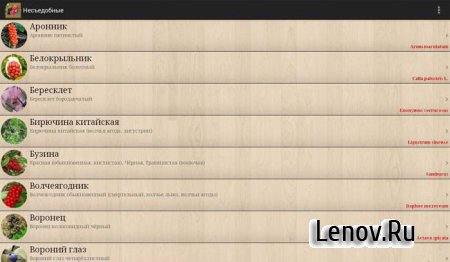 Ягоды. Справочник (обновлено v 1.33)