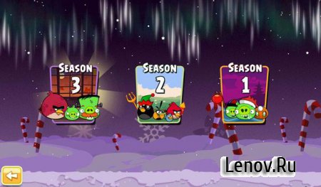 Angry Birds Seasons (обновлено v 6.6.2) Мод (много бонусов)