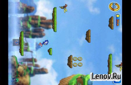 Sonic Jump v 2.4.1 Мод (много колец)