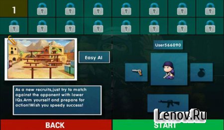 Little Gunfight:Counter-Terror (маленькая ружейная перестрелка) (обновлено v 2.3) + (Бесконечное золото)