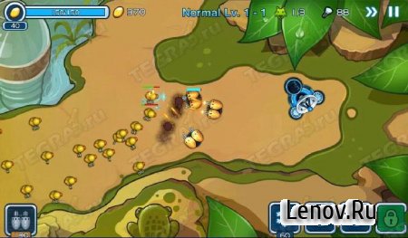 Tiny Defense (обновлено v 1.0.2 Мод) (бесконечное золото)