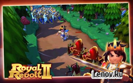 Royal Revolt 2 v 9.5.0 Mod (God Mode/Dumb Enemies)