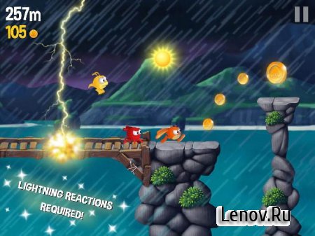 Goons On The Run v 1.1.12 Мод (бесконечные кальмары)