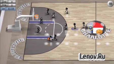 Stickman Basketball (обновлено v 1.6) Mod (Unlocked)
