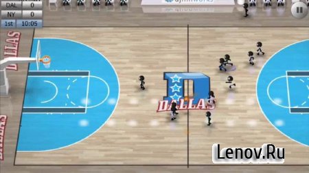 Stickman Basketball (обновлено v 1.6) Mod (Unlocked)