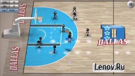 Stickman Basketball (обновлено v 1.6) Mod (Unlocked)