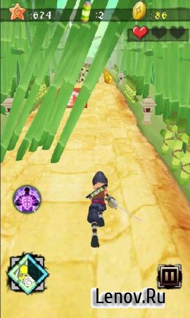 Ninja Killer: Zombies Run v 1.4 Мод (много денег)