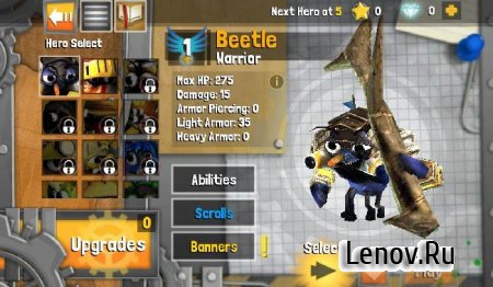 Bug Heroes 2 v 1.02.02 Мод (много денег)