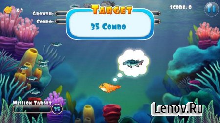 Coco the Fish! -Cute Fish Game v 1.1.2 Мод (бесконечные жизни)