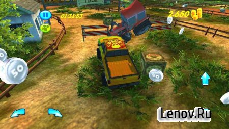 Destruction Race - On the Farm v 1.1 Мод (много денег)