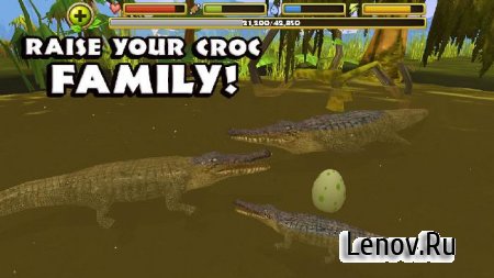 Wildlife Simulator: Crocodile (обновлено v 1.0) Mod (Max LVL/Unlocked)