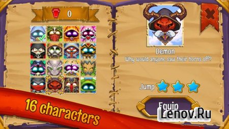 SkyJumper v 1.06 Мод (разблокированы персонажи)