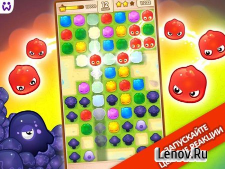 Jelly Splash Match 3: Connect Three in a Row v 3.37.1 Мод (Unlimited Coins/70 moves)