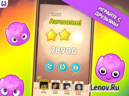 Jelly Splash Match 3: Connect Three in a Row v 3.37.1 Мод (Unlimited Coins/70 moves)
