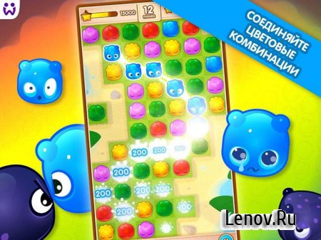 Jelly Splash Match 3: Connect Three in a Row v 3.37.1 Мод (Unlimited Coins/70 moves)