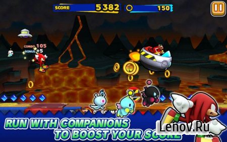 SONIC RUNNERS (обновлено v 2.0.3) Мод (много денег)