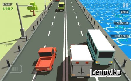 Blocky Traffic Racer (обновлено v 1.1) Мод (много денег)