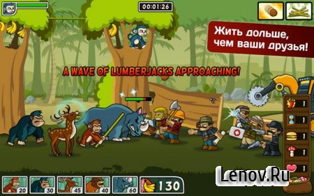 Lumberwhack: Defend the Wild v 6.1.7 Мод (много желудей)