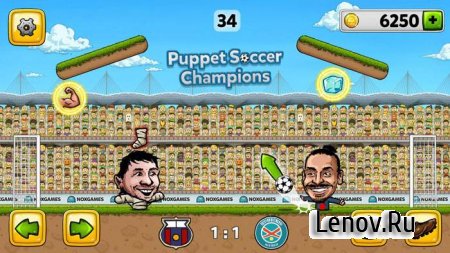 Puppet Soccer Champions – League v 3.0.4 (Mod Money)