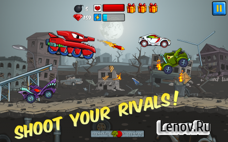 Car Eats Car - Racing v 4.2 Мод (Unlimited Money/Fuel/Unlocked)