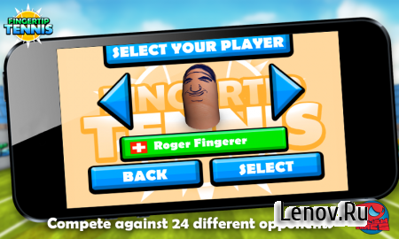 Fingertip Tennis v 1.6 Мод (полная версия)