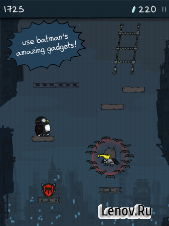 Doodle Jump DC Super Heroes (обновлено v 1.7.0) (Mod Money)