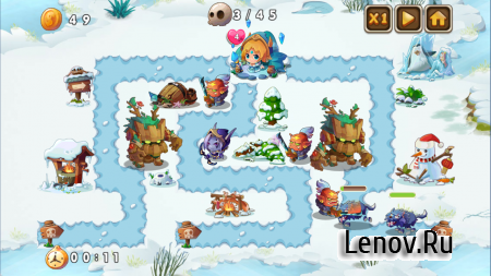 Ancient Heroes Defense (обновлено v 1.0.5) (Mod Money)