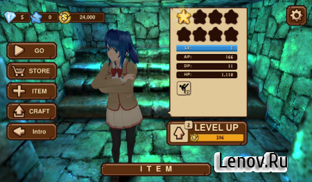 Knee Kick Girl - Ghost Hunter v 1.5.3 Мод (Free Shopping)