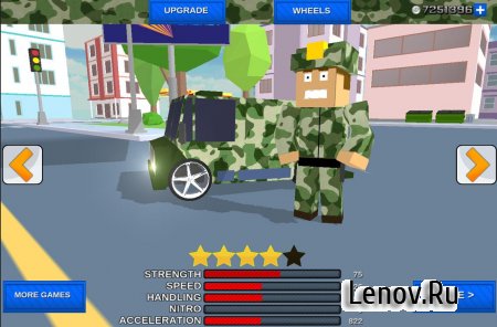 Blocky Army City Rush Racer v 1.1 (Mod Money)