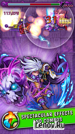 Monster Strike v 24.1.3 Mod (High Damage/Always Player Turn/Greatest Shot)