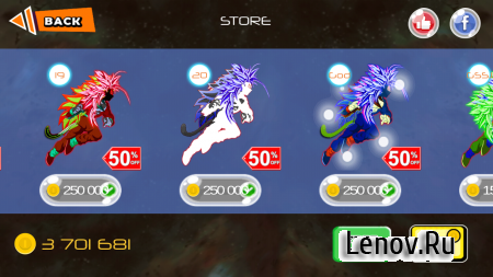 Super Battle for Goku Devil (обновлено v 1.4.2) (Mod Money)