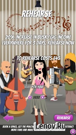 Busker Boss: Music RPG Game (обновлено v 2.0) (Full/Mod Money)