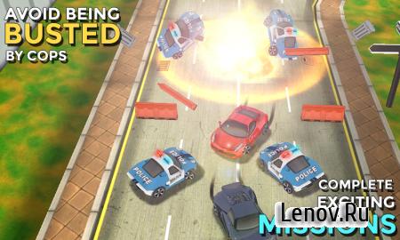HotFoot - City Car Racing 3d (обновлено v 2.6.build.41) (Mod Money)