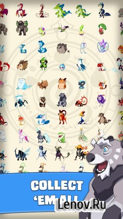 Mino Monsters 2: Evolution (обновлено v 4.0.104) Мод (Unlimited Gold & More)