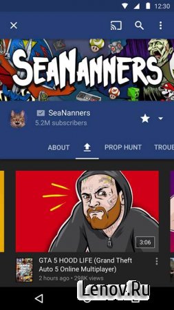 YouTube Gaming (обновлено v 1.93.18.2)