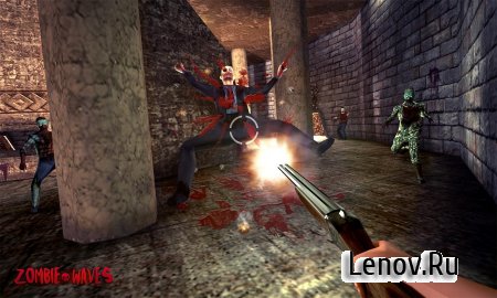 Zombie Waves 3D (обновлено v 1.1) (Mod Money)