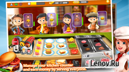 Fast Food Street Tycoon v 1.5 (Mod Money)