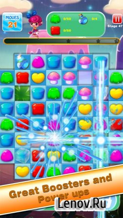 Jelly Heros Mania - King Charm v 1.01 (Mod Gems)