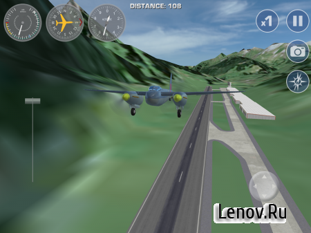 Airplane Fly the Swiss Alps v 1.4 Мод (Unlocked)