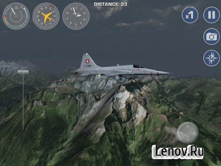 Airplane Fly the Swiss Alps v 1.4 Мод (Unlocked)