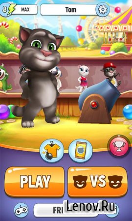 Talking Tom Bubble Shooter v 1.5.3.20 Мод (Unlimited Coins & More)
