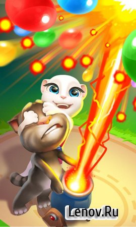 Talking Tom Bubble Shooter v 1.5.3.20 Мод (Unlimited Coins & More)