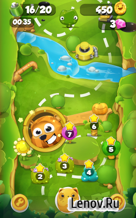 Pet Friends Line Match 3 Game v 1.0 b8 Мод (Free Shoping & More)
