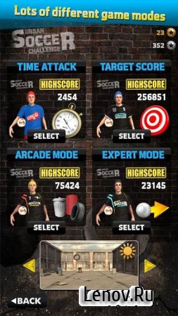 Urban Soccer Challenge Pro (обновлено v 1.11) Мод (много денег)