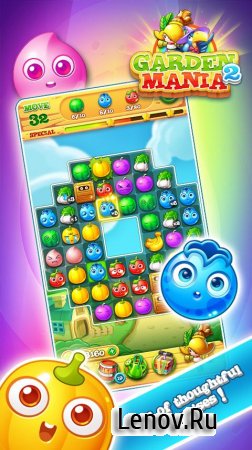 Garden Mania 2 v 3.5.7 Мод (Infinite Coins/Adfree)